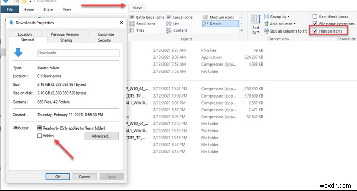फाइल एक्सप्लोरर विंडोज 11/10 पर मौजूद होने के बावजूद फाइल नहीं दिखा रहा है 