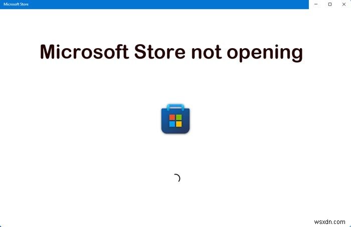 माइक्रोसॉफ्ट स्टोर विंडोज 11/10 पर खुलने के तुरंत बाद खुल या बंद नहीं हो रहा है 