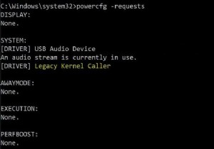 Windows स्लीप में नहीं जाएगा, लीगेसी कर्नेल कॉलर, एक ऑडियो स्ट्रीम वर्तमान में उपयोग में है 