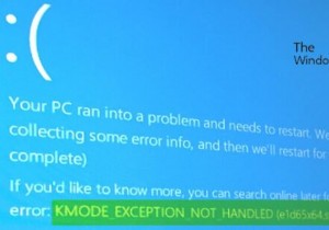 Windows 10 पर KMODE एक्सेप्शन हैंडल नहीं (e1d65x64.sys) BSOD त्रुटि को ठीक करें 