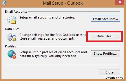 Outlook.pst फ़ाइल के लिए निर्दिष्ट पथ मान्य नहीं है 