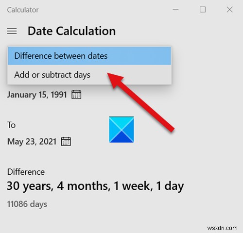 दिनांक गणना करने के लिए विंडोज कैलकुलेटर का उपयोग कैसे करें 