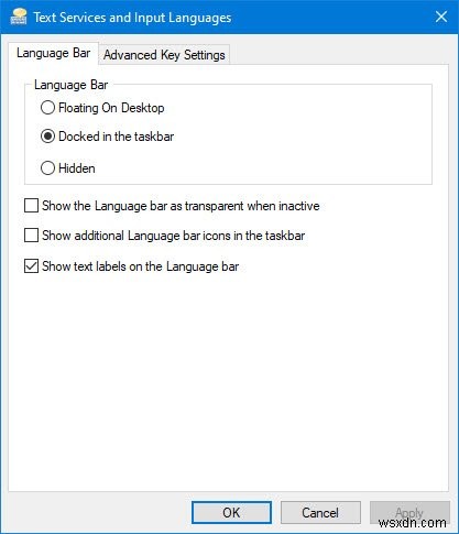 पुनर्स्थापित करें:Windows 11/10 . में भाषा पट्टी अनुपलब्ध है 