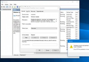 Windows स्थानीय कंप्यूटर पर Windows अद्यतन सेवा प्रारंभ नहीं कर सका 