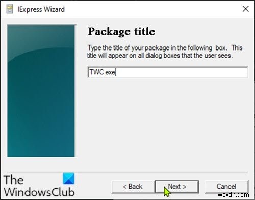 Windows 10 पर IExpress के साथ PowerShell स्क्रिप्ट (PS1) फ़ाइल को EXE में कैसे बदलें 