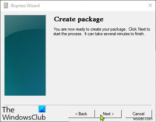 Windows 10 पर IExpress के साथ PowerShell स्क्रिप्ट (PS1) फ़ाइल को EXE में कैसे बदलें 