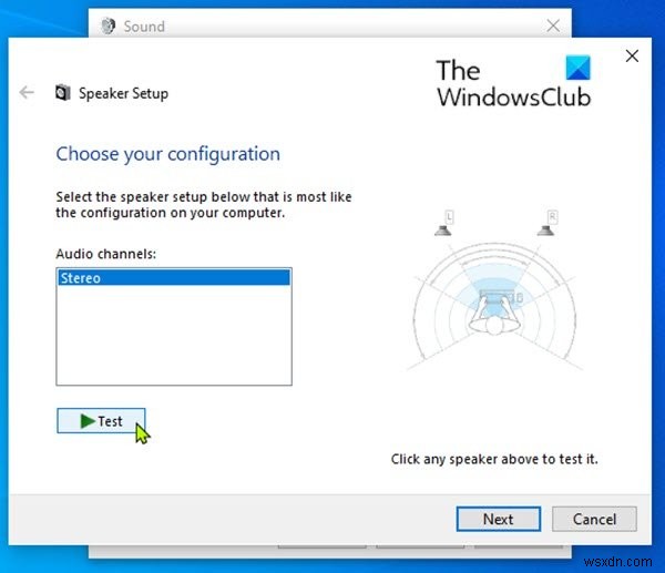 विंडोज 10 पर सराउंड साउंड स्पीकर्स का परीक्षण कैसे करें 