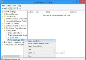उपयोगकर्ताओं को एप्लिकेशन इंस्टॉल करने या चलाने से रोकने के लिए Windows 11 में AppLocker का उपयोग कैसे करें 