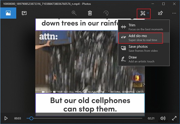 विंडोज 11/10 में फोटो ऐप के साथ अपने वीडियो में स्लो मोशन इफेक्ट जोड़ें 