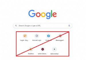 Google Chrome Windows 10 पर सर्वाधिक देखी गई साइटों के शॉर्टकट या थंबनेल नहीं दिखा रहा है 