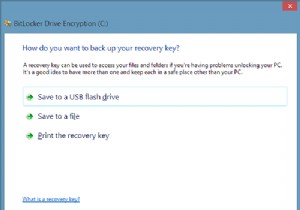 आपकी पुनर्प्राप्ति कुंजी को BitLocker के लिए इस स्थान त्रुटि में सहेजा नहीं जा सका 