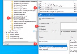 Windows PowerShell स्क्रिप्ट निष्पादन को चालू या बंद कैसे करें 