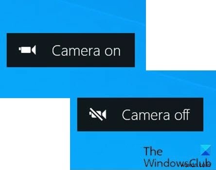विंडोज 10 में कैमरा ऑन/ऑफ ऑन-स्क्रीन डिस्प्ले नोटिफिकेशन को कैसे इनेबल या डिसेबल करें? 