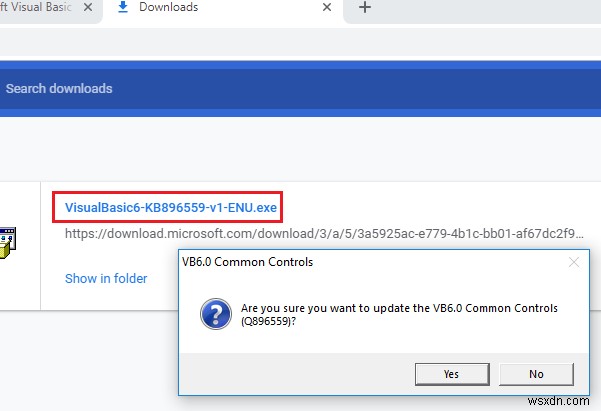 फिक्स Comctl32.ocx फ़ाइल गुम है, सही ढंग से पंजीकृत नहीं है या अमान्य त्रुटि है 