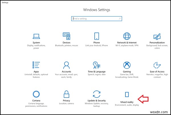 Windows 10 में मिश्रित वास्तविकता सेटिंग सक्षम करें, अक्षम करें, अनइंस्टॉल करें और डेस्कटॉप माइक्रोफ़ोन कनेक्ट करें 