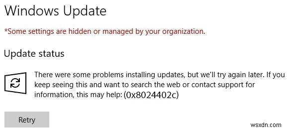 विंडोज अपडेट एरर कोड 0x8024402c को कैसे ठीक करें 