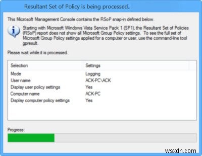 Windows 11/10 में समूह नीति परिणाम उपकरण (GPResult.exe) के साथ सेटिंग्स सत्यापित करें 