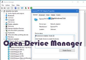 विंडोज 11/10 में डिवाइस मैनेजर कैसे खोलें 