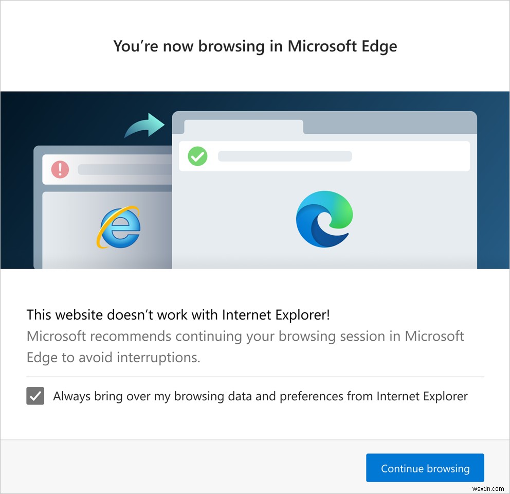 Microsoft Edge पर पुनर्निर्देशन को कॉन्फ़िगर करने के लिए समूह नीतियां 