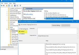 विंडोज 11/10 में स्निपिंग टूल या प्रिंट स्क्रीन को इनेबल या डिसेबल कैसे करें 