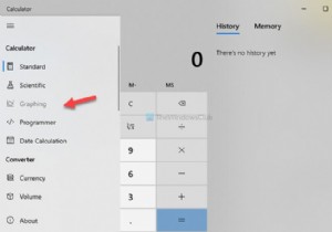 विंडोज 10 पर कैलकुलेटर में रेखांकन कैसे बंद करें 