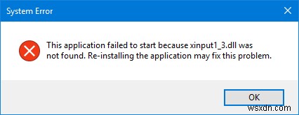 Windows 11/10 पर Xinput1_3.dll या D3dx9_43.dll अनुपलब्ध है 