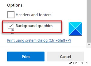 विंडोज 10 में माइक्रोसॉफ्ट एज ब्राउजर से प्रिंट कैसे करें 