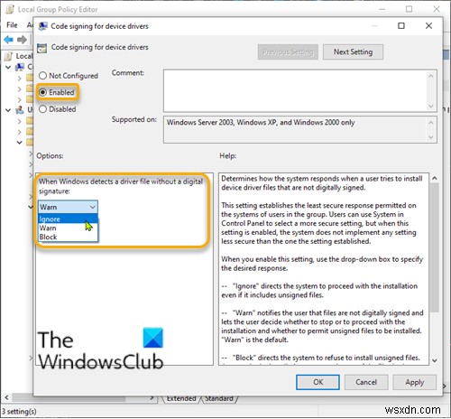Windows इस ड्राइवर सॉफ़्टवेयर के प्रकाशक को Windows 10 पर सत्यापित नहीं कर सकता 