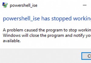 Windows PowerShell त्रुटि के साथ चमकने के बाद क्रैश हो जाता है PowerShell_ise ने काम करना बंद कर दिया है 