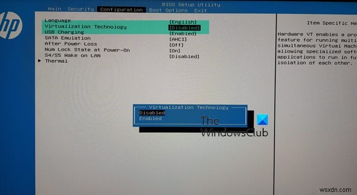 विंडोज 11/10 में हार्डवेयर वर्चुअलाइजेशन को कैसे सक्षम या अक्षम करें 