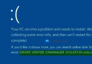 Windows 11/10 . पर ड्राइवर सत्यापनकर्ता IOMANAGER उल्लंघन BSOD को ठीक करें 