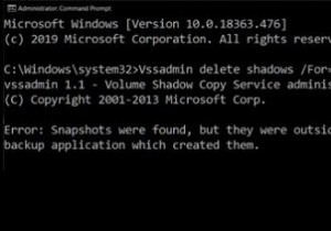 त्रुटि:स्नैपशॉट मिले थे, लेकिन वे आपके अनुमत संदर्भ से बाहर थे 