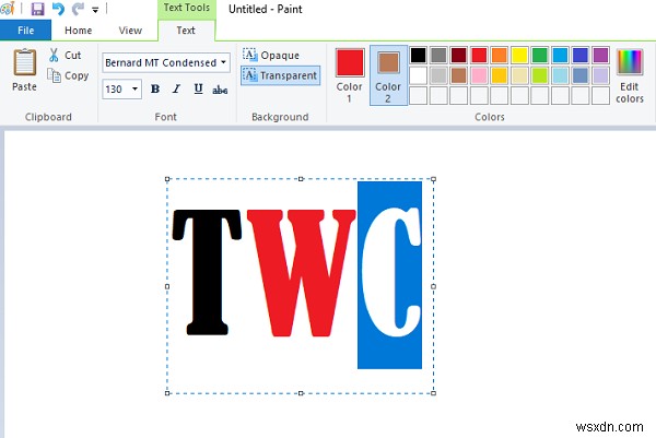 विंडोज 11/10 में माइक्रोसॉफ्ट पेंट में टेक्स्ट कैसे जोड़ें और फ़ॉन्ट का रंग कैसे बदलें 