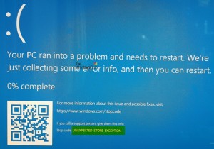 Windows 11/10 पर अनपेक्षित स्टोर अपवाद त्रुटि को ठीक करें 