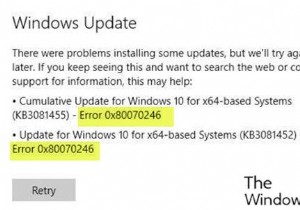 Windows 10 पर Windows अद्यतन त्रुटि 0x80070246 ठीक करें 