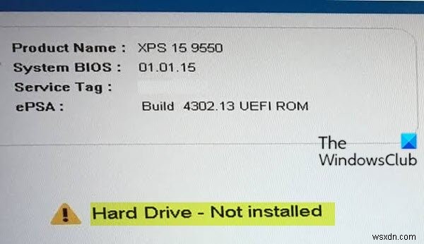 Windows 11/10 . पर हार्ड ड्राइव स्थापित नहीं होने की समस्या को ठीक करें 