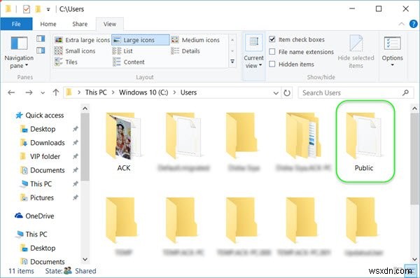 Windows 11/10 . पर उपयोगकर्ता खातों के बीच फ़ाइलें साझा या स्थानांतरित करें 