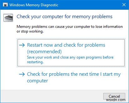 NOEXECUTE मेमोरी 0x000000FC स्टॉप एरर का प्रयास किया गया निष्पादन 