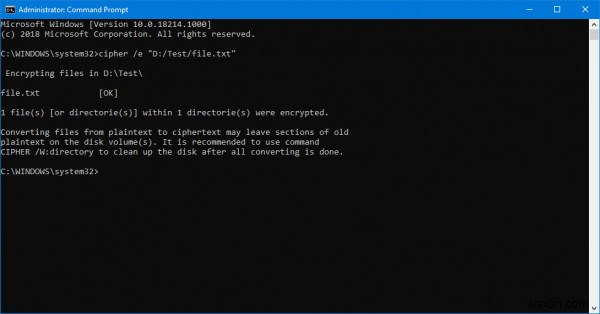 विंडोज 11/10 पर ईएफएस एन्क्रिप्शन के साथ फाइलों को एन्क्रिप्ट कैसे करें 