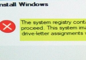 सिस्टम रजिस्ट्री में अमान्य फ़ाइल पथ हैं - Windows नवीनीकरण त्रुटि 