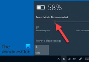 विंडोज लैपटॉप में बैटरी स्लाइडर गायब या धूसर हो गया है 