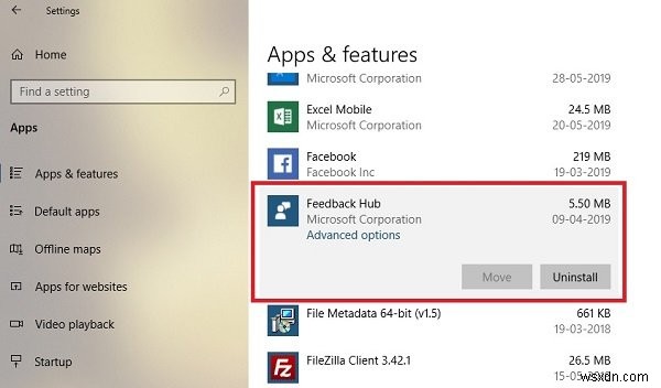 विंडोज 10 में फीडबैक हब ऐप को अनइंस्टॉल कैसे करें 