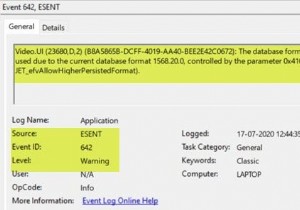विंडोज 11/10 पर इवेंट आईडी 642 ESENT त्रुटि को ठीक करें 