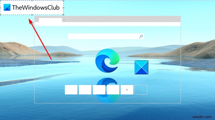 Microsoft पेंट के साथ स्क्रीनशॉट पर एक पारदर्शी छवि कैसे जोड़ें 