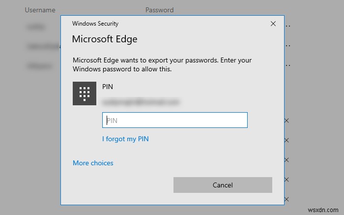 Microsoft Edge से सहेजे गए पासवर्ड को आयात या निर्यात कैसे करें 
