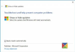 अपडेट दिखाएँ या छिपाएँ टूल विंडोज 11/10 में अवांछित विंडोज अपडेट को ब्लॉक कर देगा 