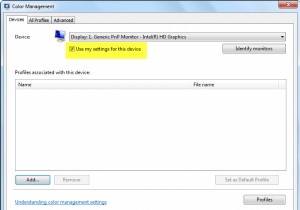 विंडोज 11/10 में किसी डिवाइस के साथ कलर प्रोफाइल को कैसे संबद्ध करें? 
