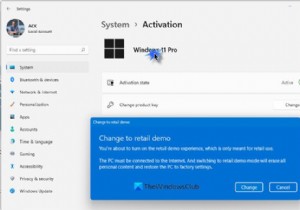 विंडोज 11/10 में रिटेल डेमो अनुभव को हटाएं या सक्षम करें 