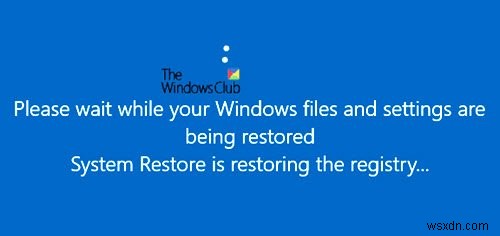 यदि आप सिस्टम पुनर्स्थापना को बाधित करते हैं या Windows 11/10 को रीसेट करते हैं तो क्या होता है? 