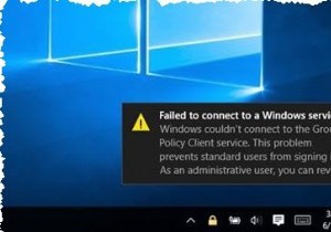 Windows 11/10 में Windows सेवा त्रुटि संदेश से कनेक्ट करने में विफल 